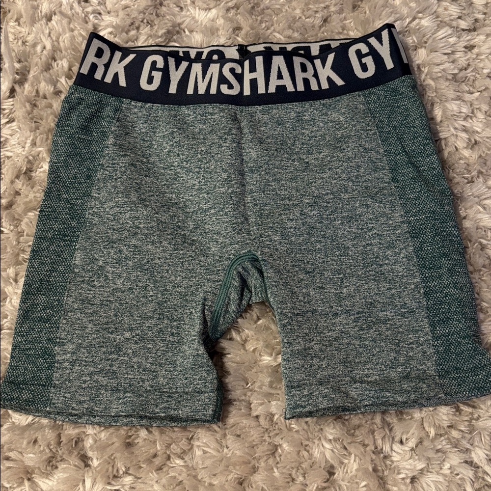 Gymshark Women’s Teal/Green Athletic Shorts. Pre-owned.